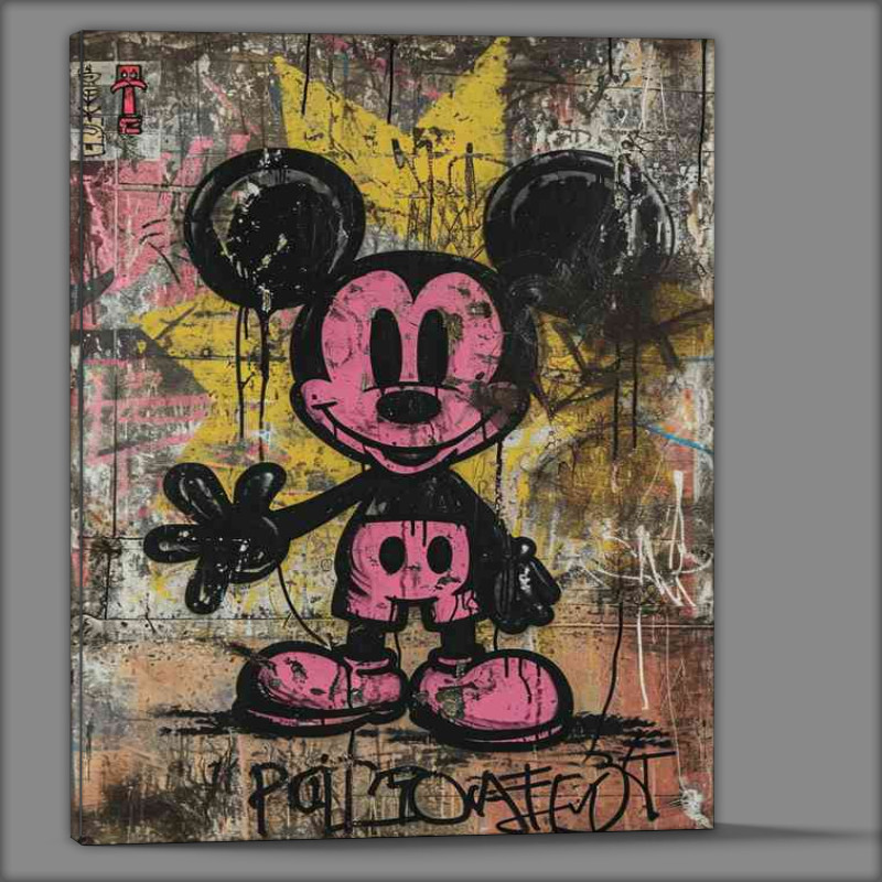 Buy Canvas : (Graffiti mouse street art)