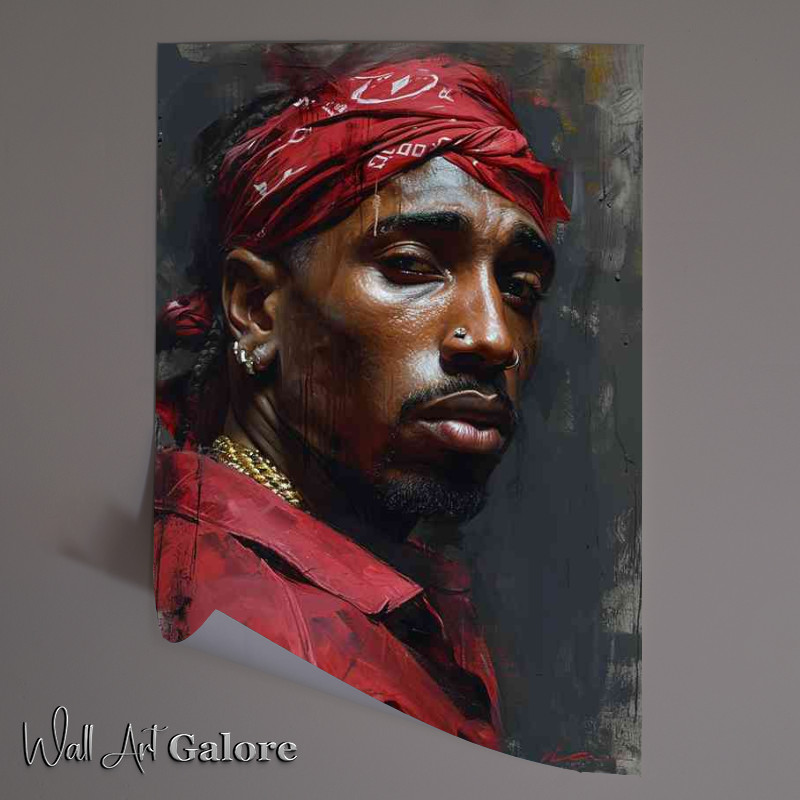 Buy Unframed Poster : (Hip hop art style tupac)