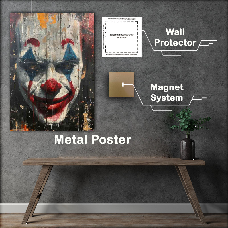 Buy Metal Poster : (Its not all a joke er street art)