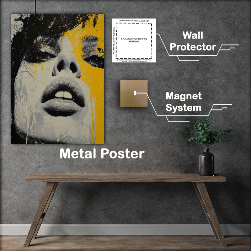 Buy Metal Poster : (Just Attitude street art)
