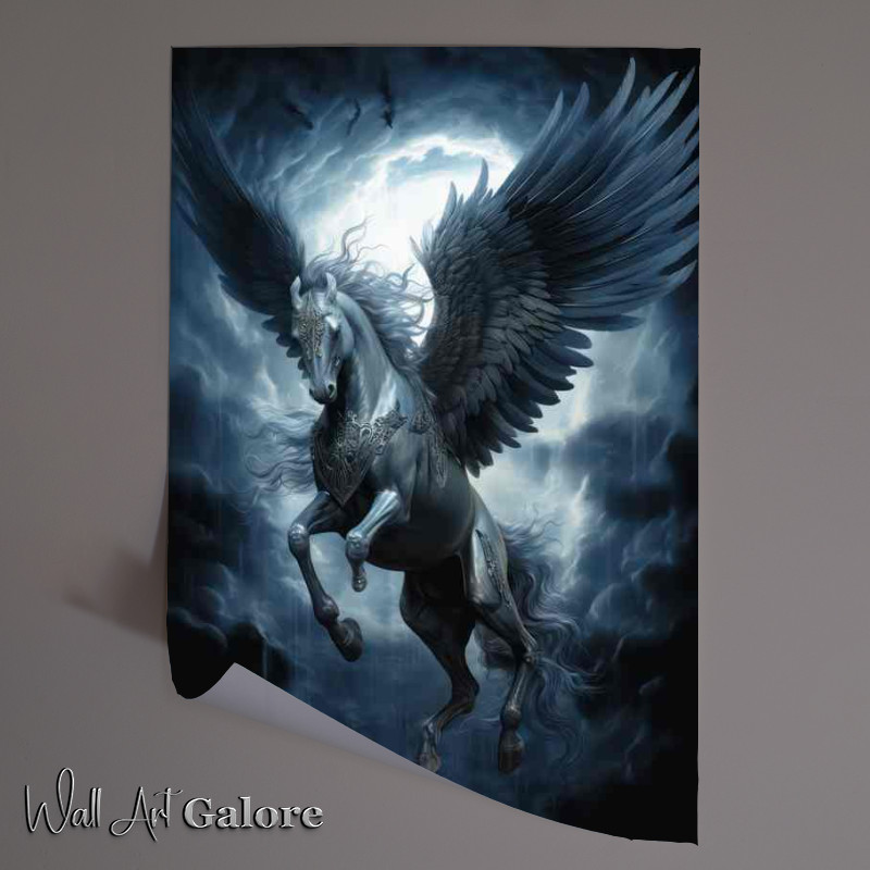 Buy Unframed Poster : (The Flight of Pegasus Mythical or Metaphorical)
