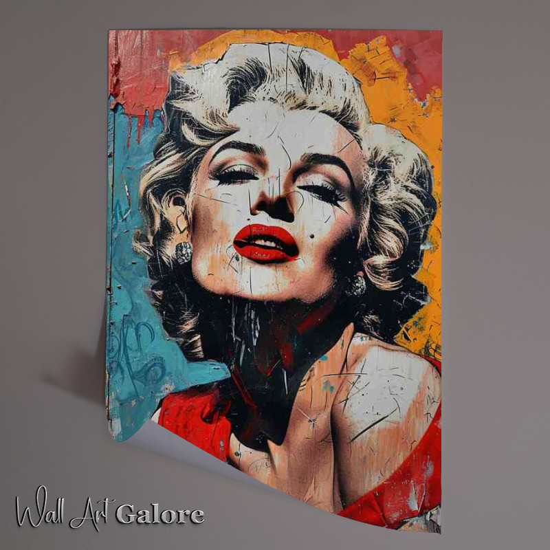 Shop Now Marilyn Monroe Graffiti Wall Art | Metal Poster