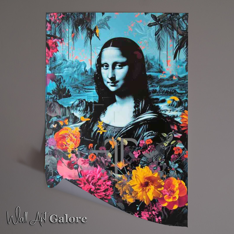 Buy Unframed Poster : (Mona lisa modern twist)