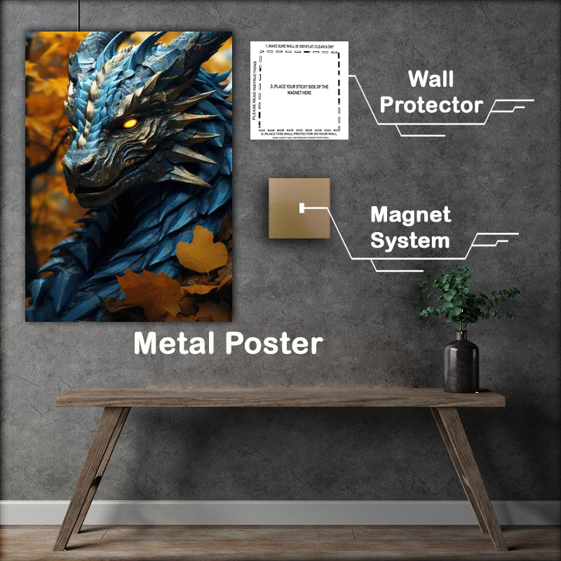 Buy Metal Poster : (The Mystery and Allure of Eastern Dragons)