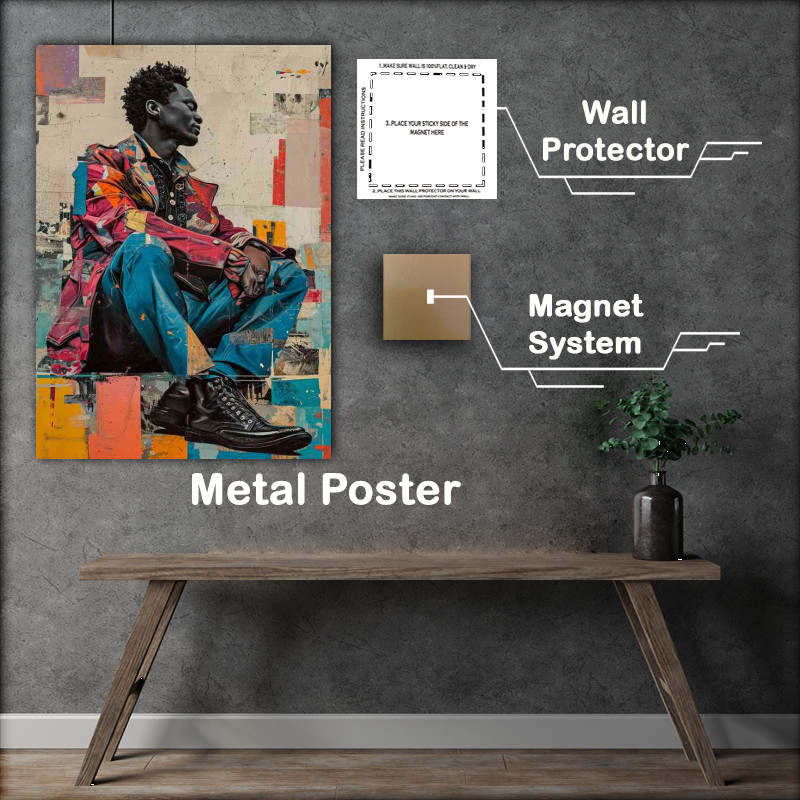 Buy Metal Poster : (Rock you art graffiti style)