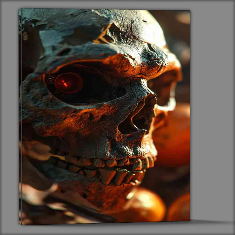 Buy Canvas : (Skull zombie art)