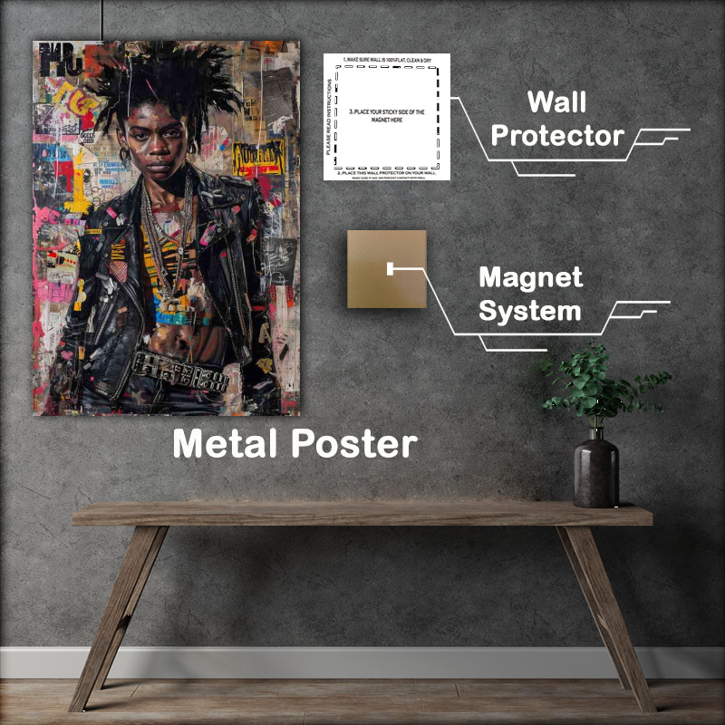 Buy Metal Poster : (Street rock you graffiti)