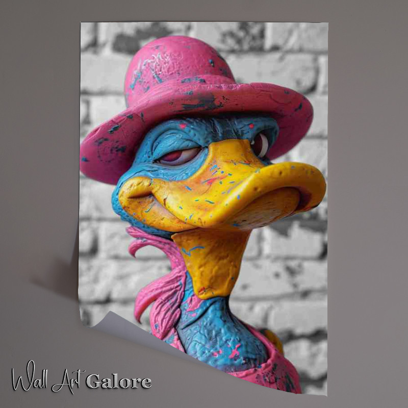 Buy Unframed Poster : (Super duck looking cool)