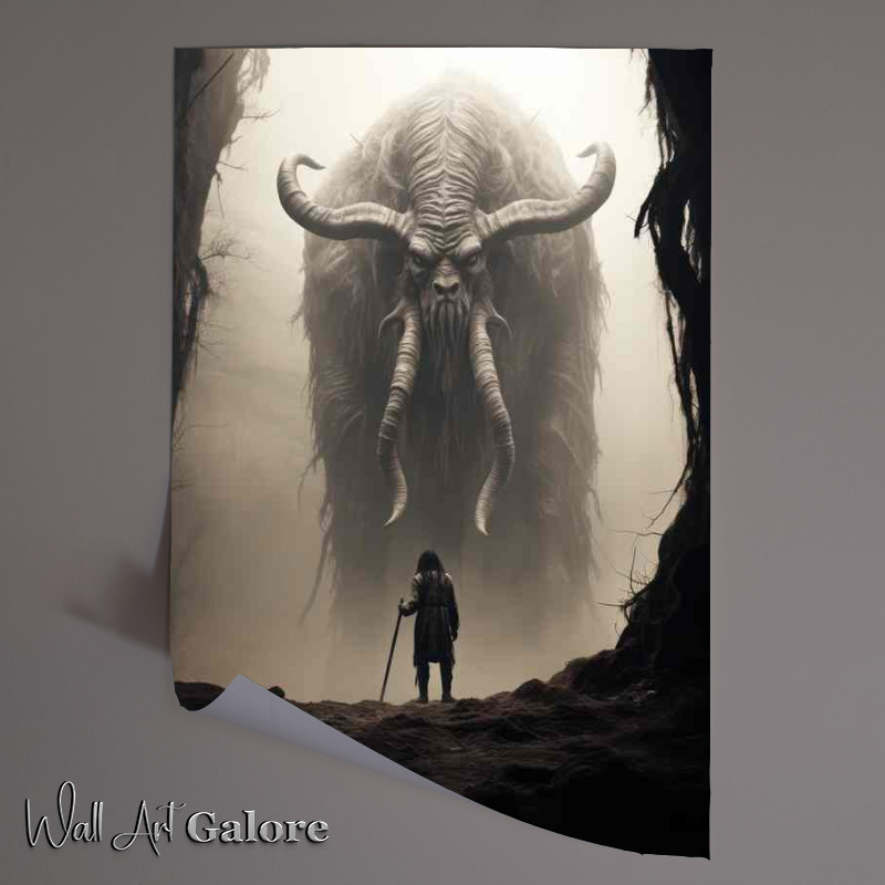 Buy Unframed Poster : (The Role of giant monster in Magical Realism)