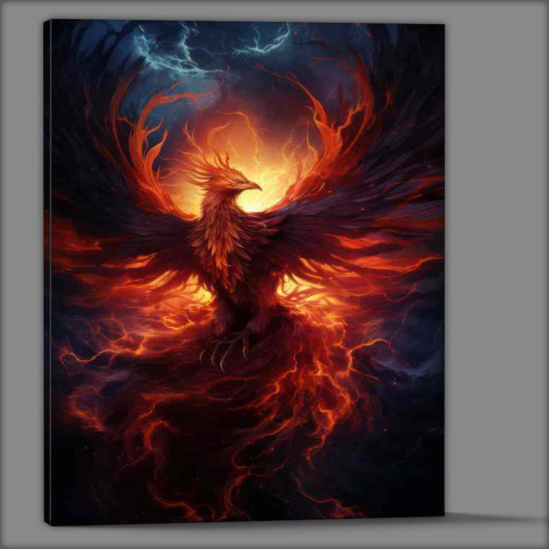 Buy Canvas : (The phoenix The Intersection of Sky and Myth)