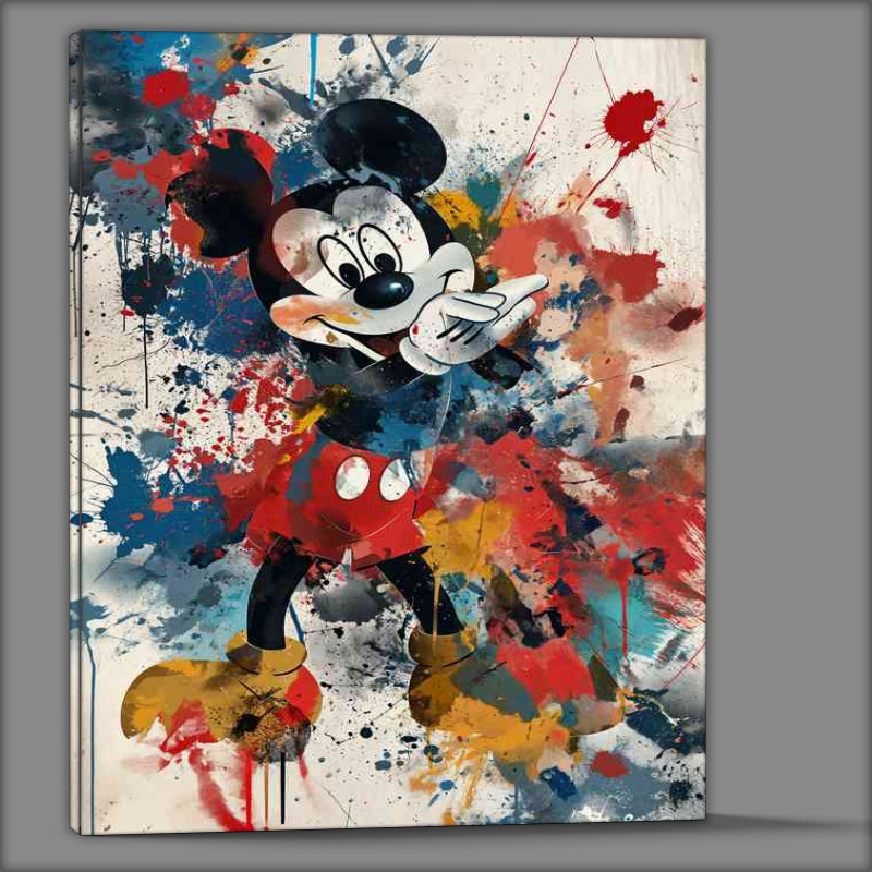 Buy Canvas : (cartoon splatters graffiti art)