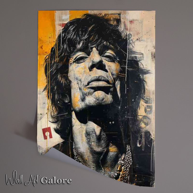 Buy Unframed Poster : (street art graffiti rolling stones style)