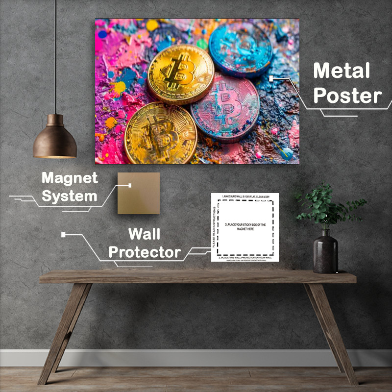 Buy Metal Poster : (All about the bit coins)