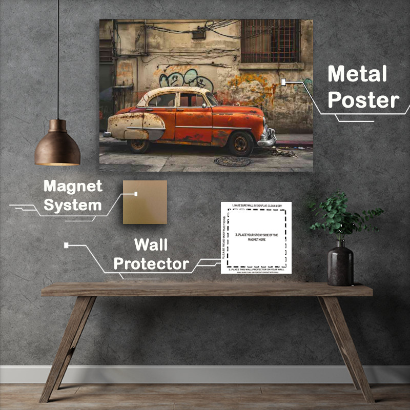 Buy Metal Poster : (All set up ready for street art graffiti)