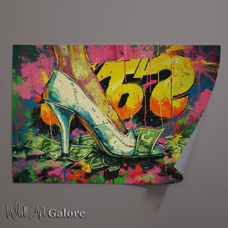 Buy Unframed Poster : (Dollar bills and fancy shoes)