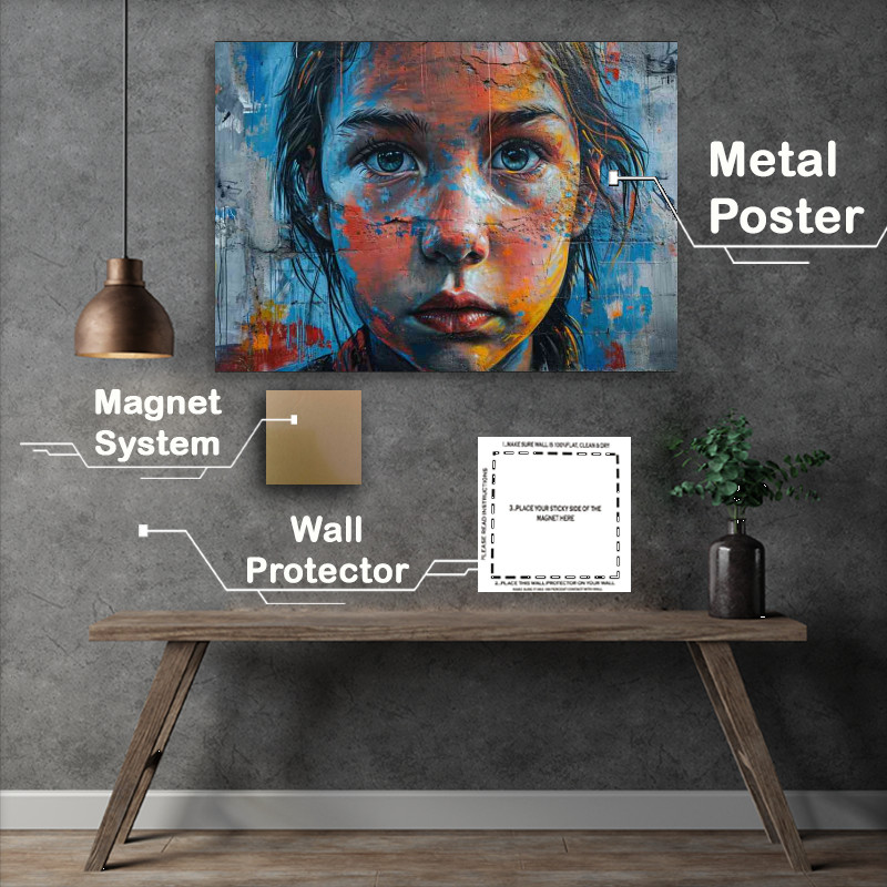 Buy Metal Poster : (Graffiti street murals wall art)