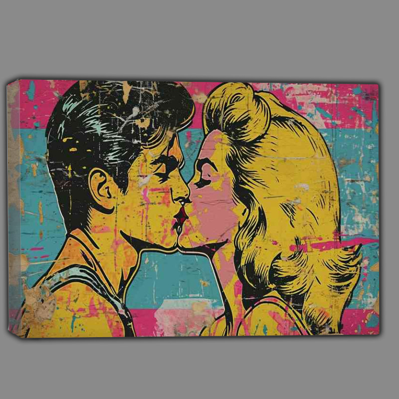 Buy Canvas : (Love is all we need pop art graffiti)