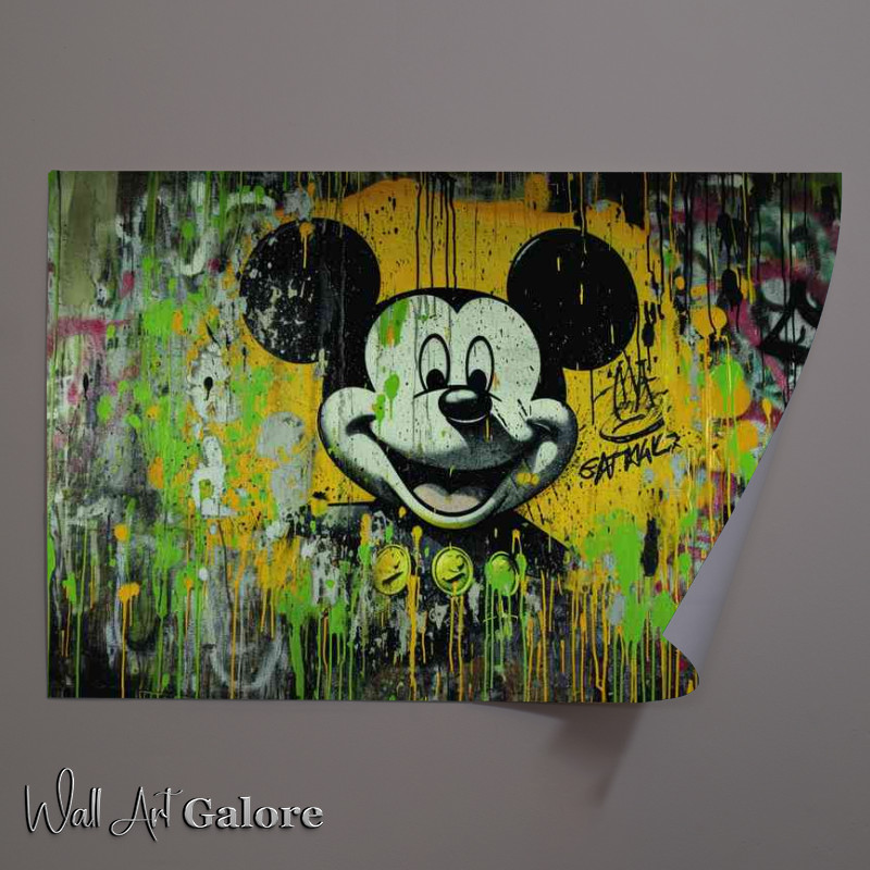 Buy Unframed Poster : (Money and graffiti art)