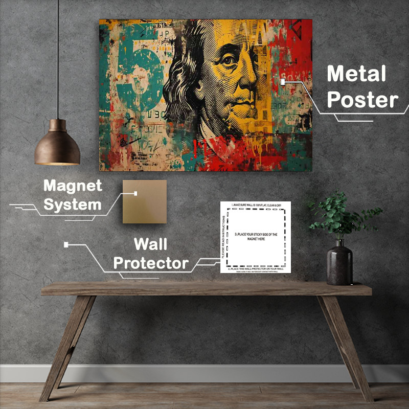 Buy Metal Poster : (Money makes the world go around)