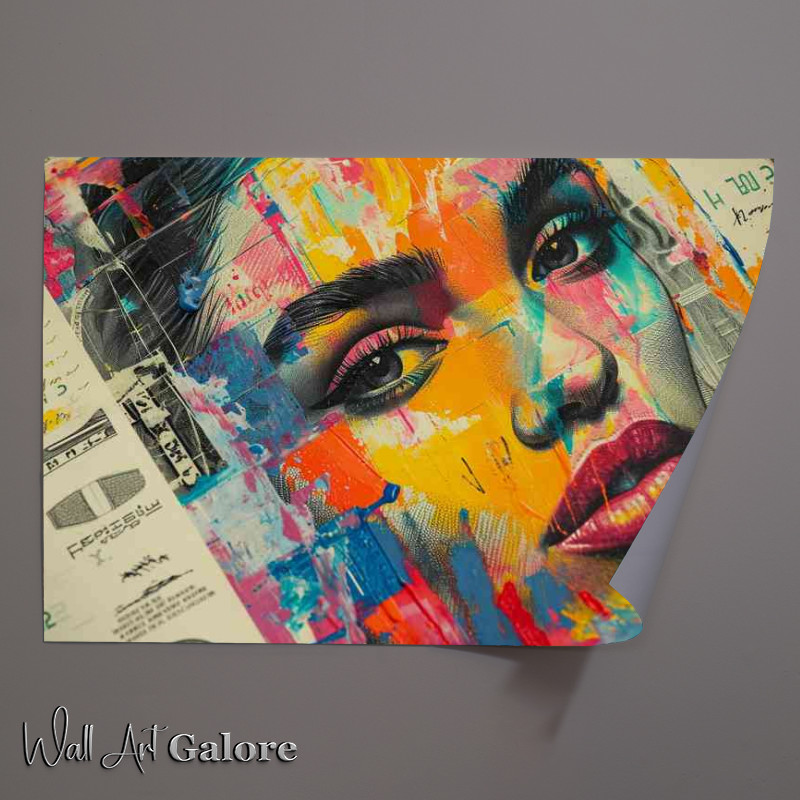 Buy Unframed Poster : (Street art girl mixed style)
