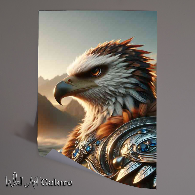 Buy Unframed Poster : (Eagle warrior focusing)