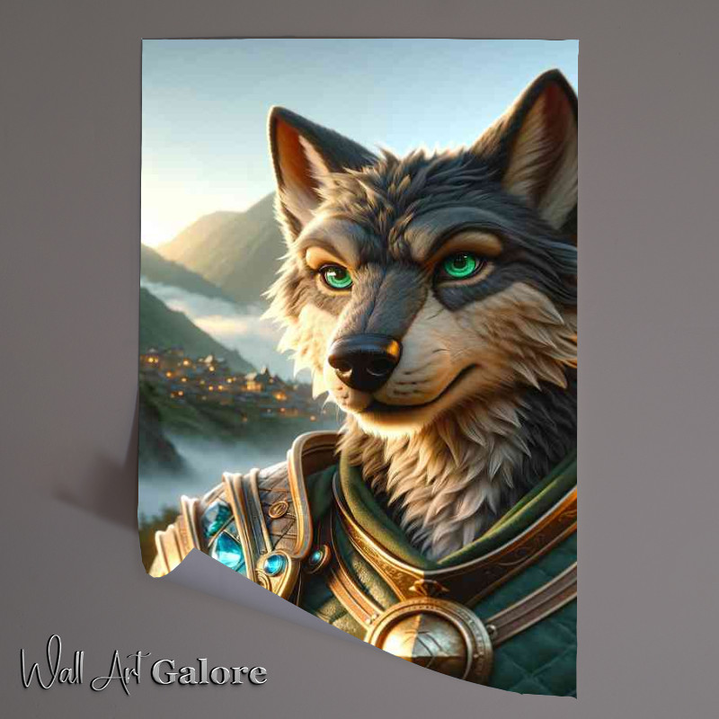 Buy Unframed Poster : (Wolf warrior highlighting the keen intelligence)