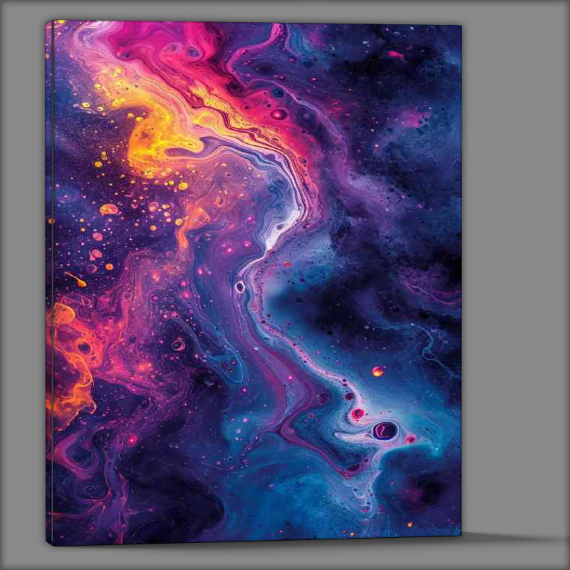 Buy Canvas : (Liquid colours deep purples)