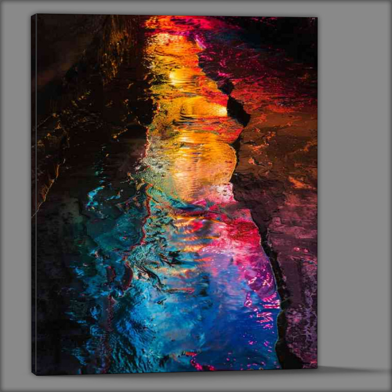 Buy Canvas : (Rainbow colours blasted)