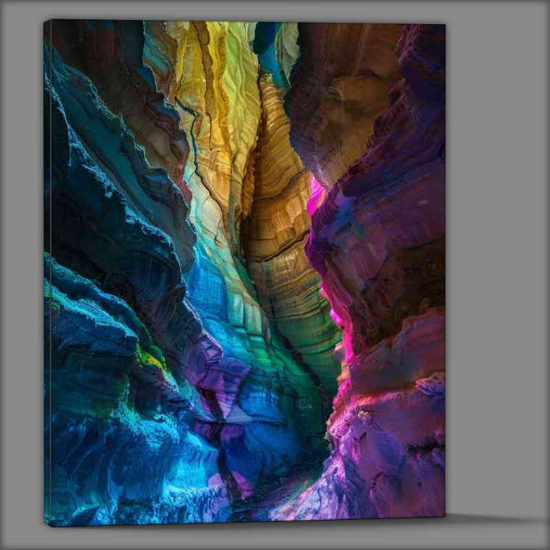 Buy Canvas : (Rainbow over the river blast)