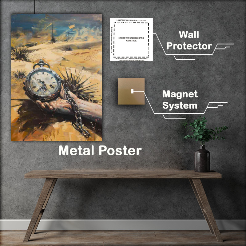 Buy Metal Poster : (Time waits for no man)