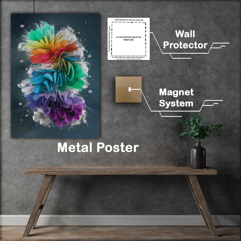 Buy Metal Poster : (Visually stunning lines that explode)