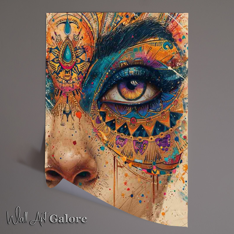 Buy Unframed Poster : (Egyptian portrait unique and gorgeous)
