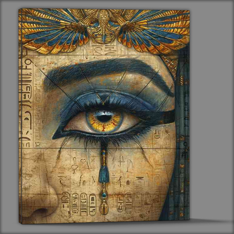 Buy Canvas : (Eyes Egyptian portrait unique and gorgeous)