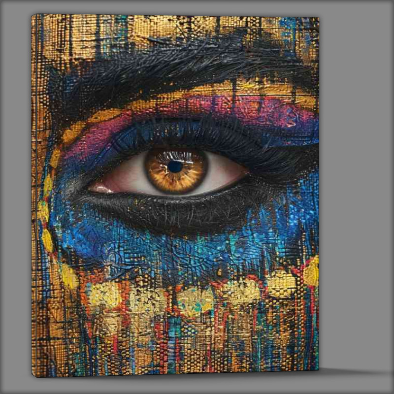 Buy Canvas : (Illuminati eyes Egyptian portrait)