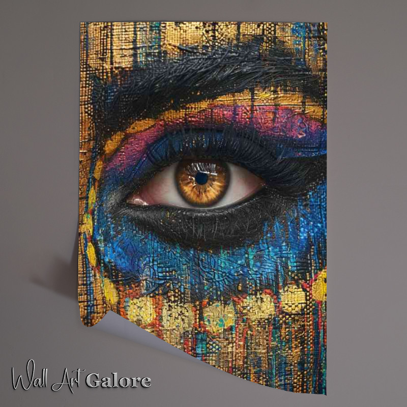 Buy Unframed Poster : (Illuminati eyes Egyptian portrait)