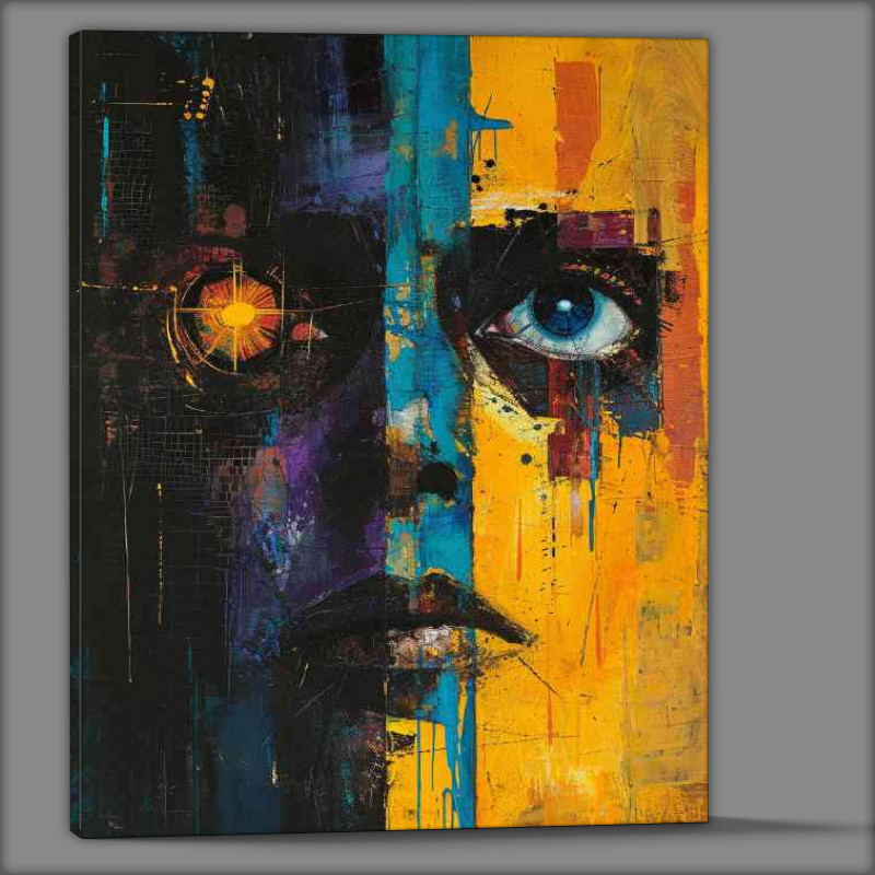 Buy Canvas : (Painting of what seems to be a face)