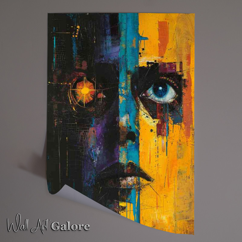 Buy Unframed Poster : (Painting of what seems to be a face)