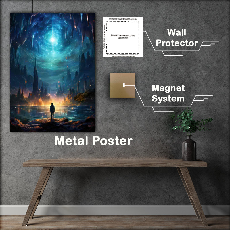 Buy Metal Poster : (Dream Weaver's Dunes Desert Delights)