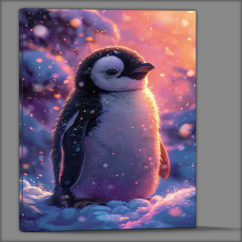 Buy Canvas : (Cute cuddly penguin)