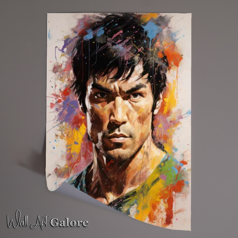 Buy Unframed Poster : (Bruce Lee Very colourful)
