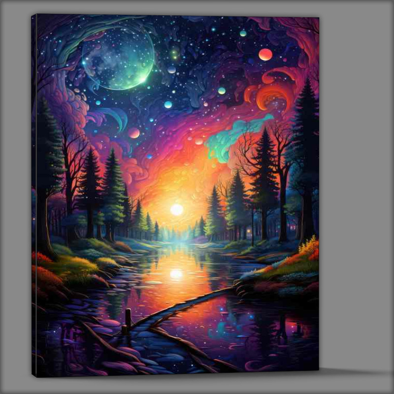 Buy Canvas : (Enchanted Forest Twilight)