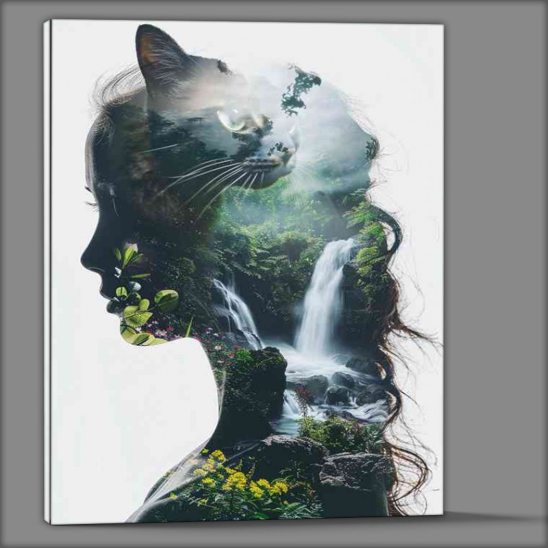Buy Canvas : (Adorable Cat Lady exposure)