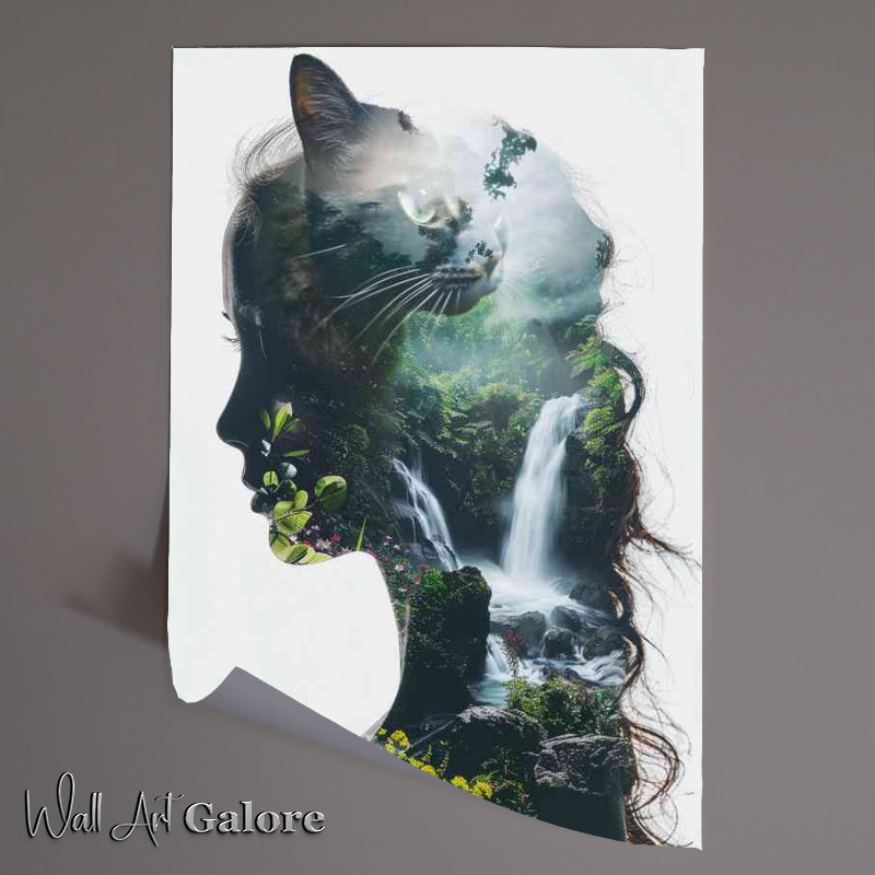 Buy Unframed Poster : (Adorable Cat Lady exposure)