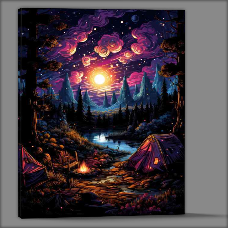 Buy Canvas : (Enchanted Oasis Dreamy Desert Views)