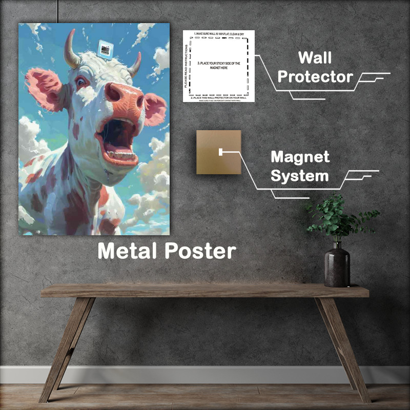 Buy Metal Poster : (Annie the laughing cow)