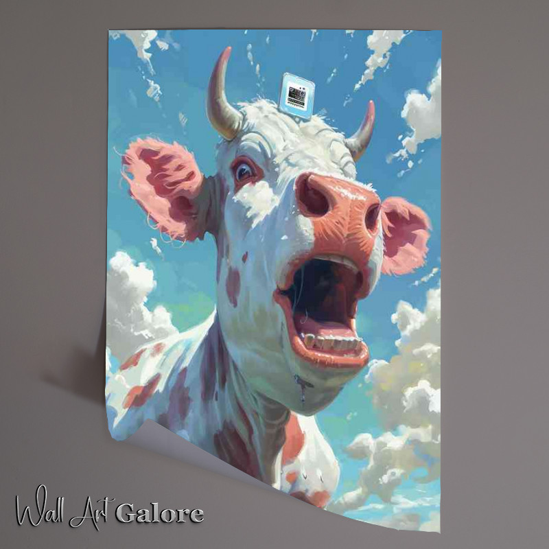 Buy Unframed Poster : (Annie the laughing cow)