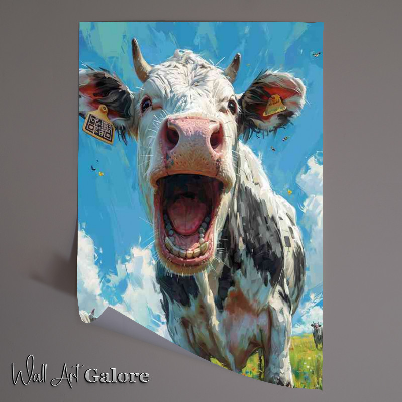 Buy Unframed Poster : (Berryl the laughing cow)