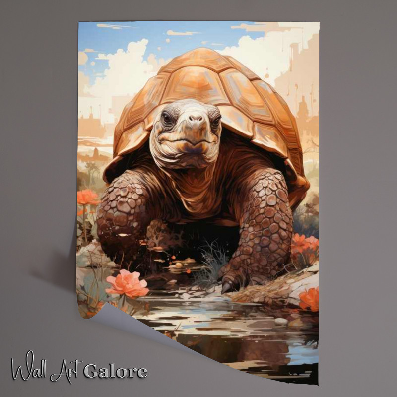 Buy Unframed Poster : (Big giant Turtle)