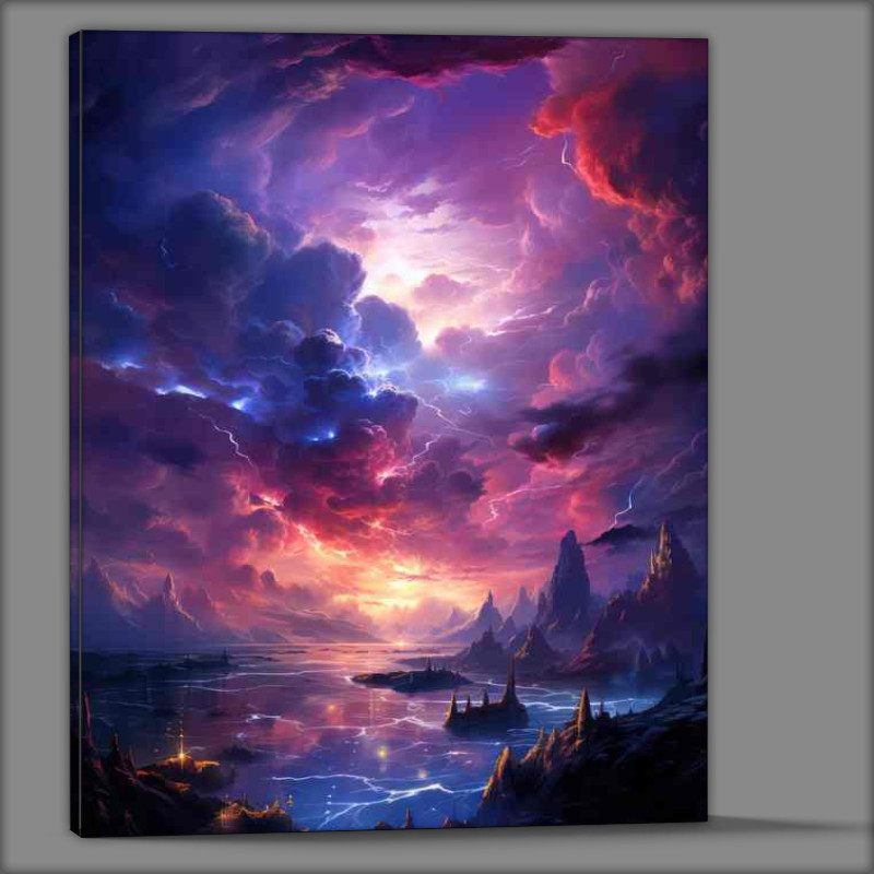 Buy Canvas : (Ethereal Aurora Skies)