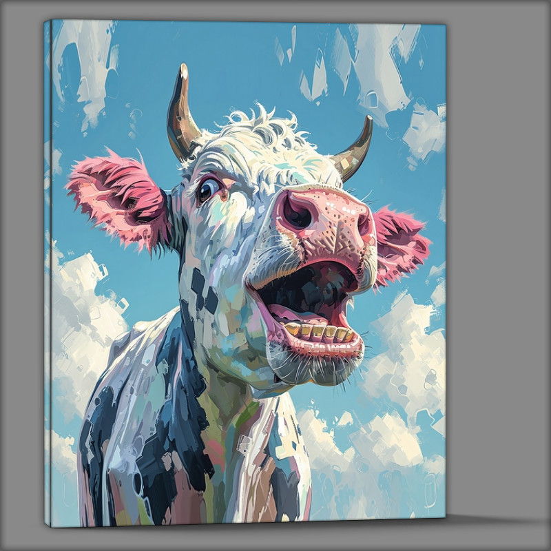 Buy Canvas : (Mandy the animated cow)